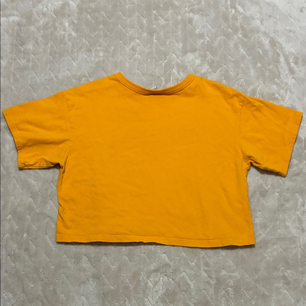 Champion Yellow Crop Top - Picture 3 of 3